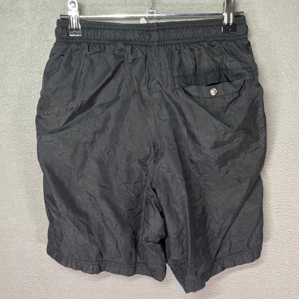Champion Athletic Shorts Mens S Black Nylon Mesh Lined 5" Gym Running Flaw - Picture 2 of 9